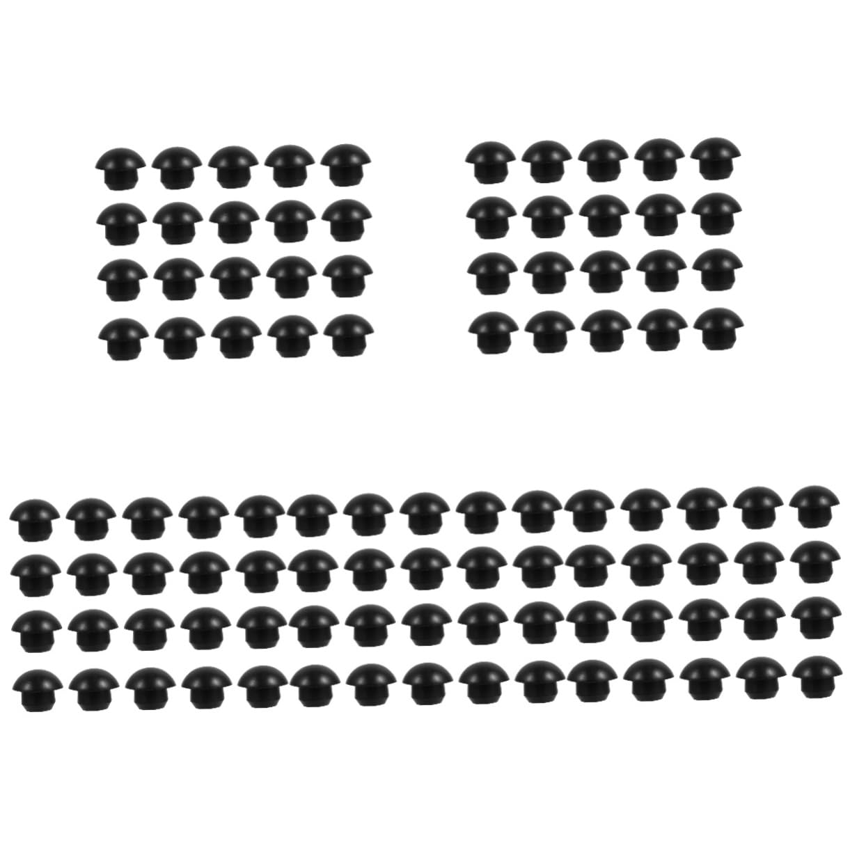 SOLUSTRE 5sets Oil Reservoir Filler Plugs 20 Rubber Oil Plugs for Bottle Easy Install Sealing 20pcs*5