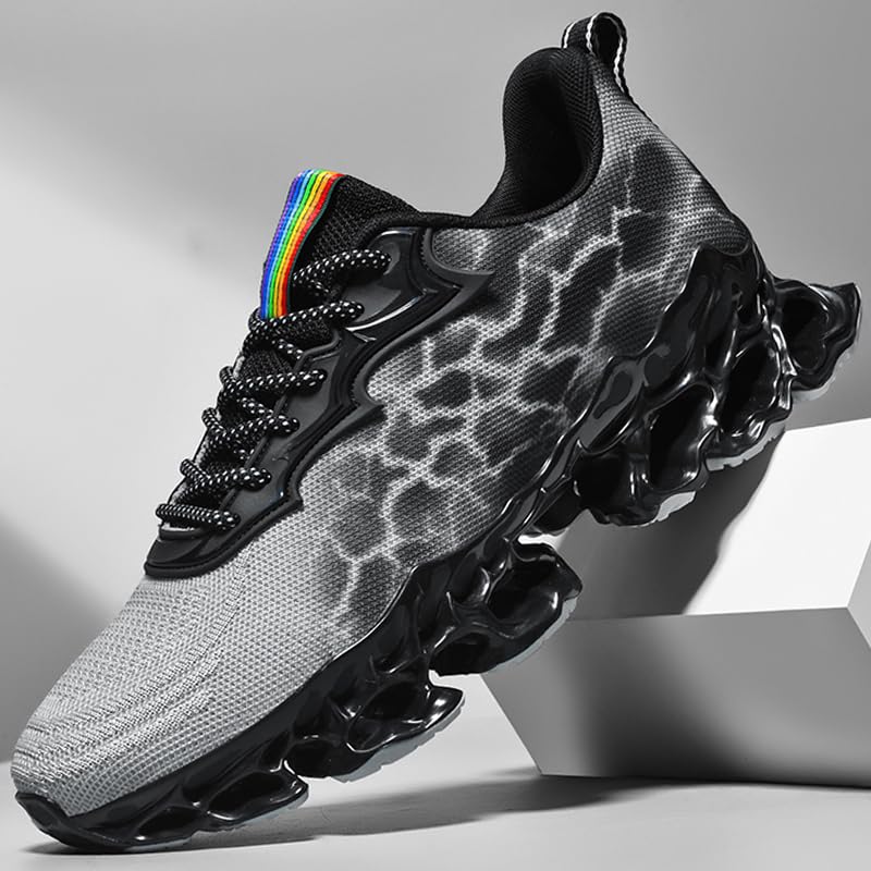 Fashion Sneakers for Men Tennis Running Shoes Mens Trail Running Men's Athletic Blade Shoe Sport Man Red Yellow Black Size3