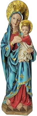 Virgin Mary with Baby Jesus Statue 25.5 Inch
