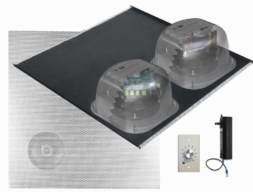 OWI Audio 2X2VG-HDER3S62 Integratable Amplified in Ceiling Speakers, 2 Speaker Package, Includes (2) 2X2VG-HDER3S61 and (2) Companions Speakers