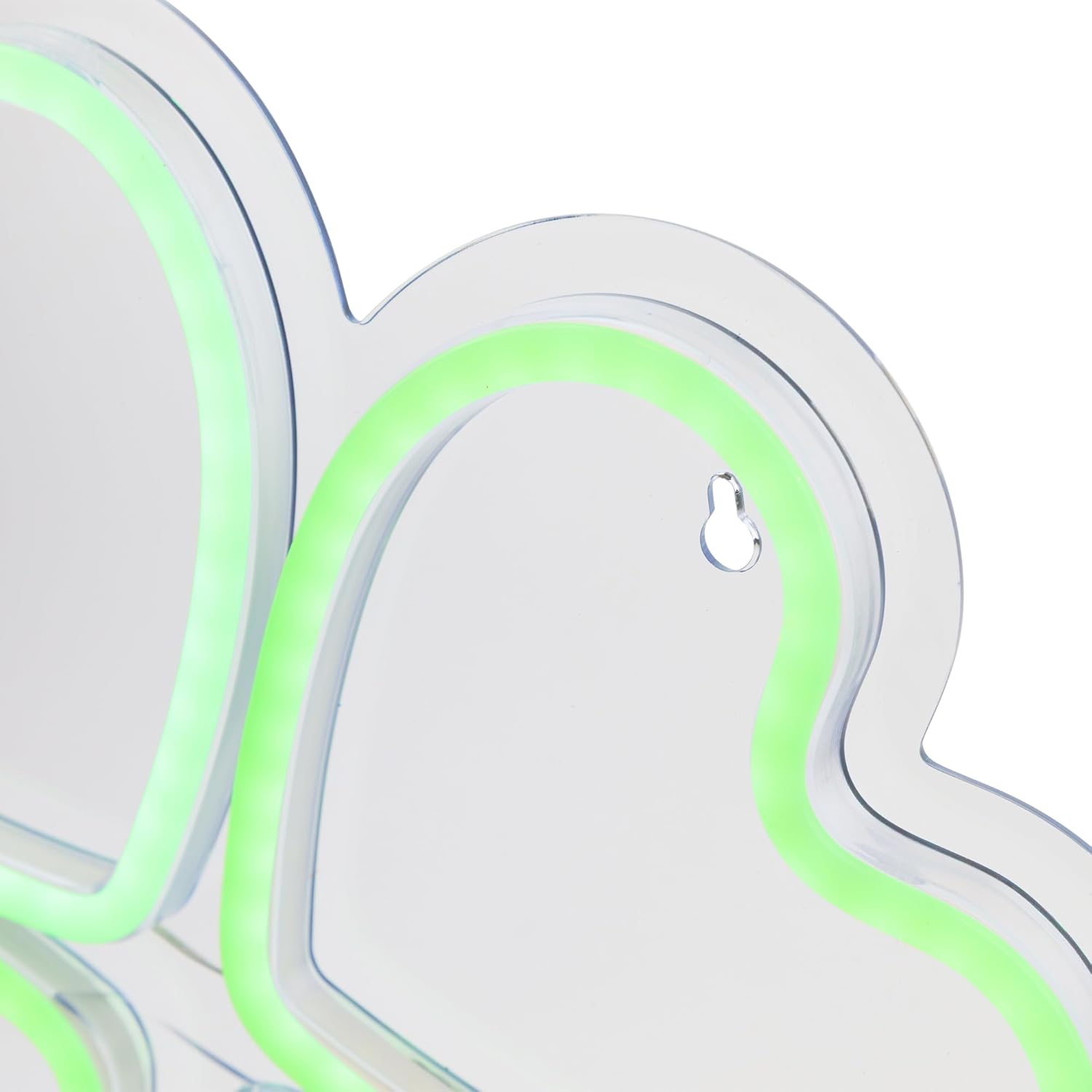 Northlight LED St. Patrick's Day Shamrock Neon Lighted Wall or Window Decoration - 5"