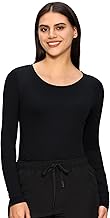 Underscrub Long Sleeve Women, Scrub Undershirts Crew Neck Comfort Tee with Ultra Soft Fabric