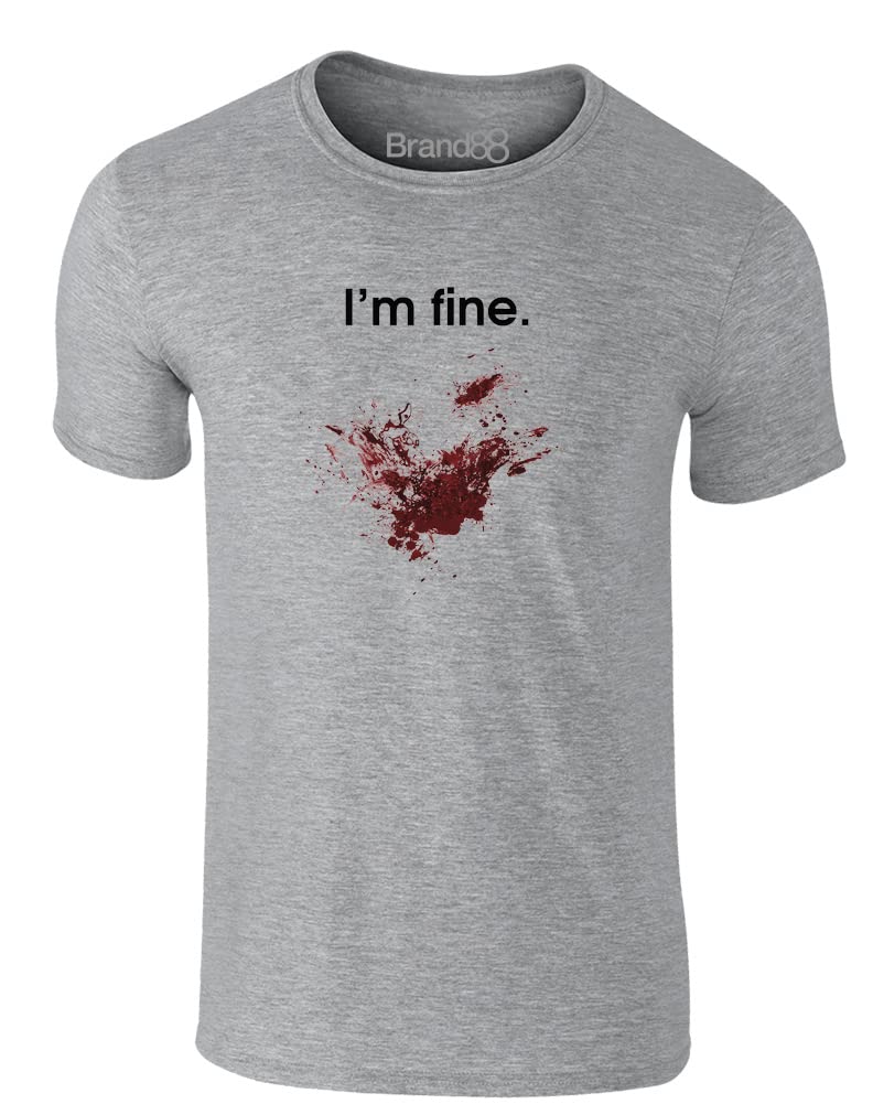 Brand88I'm Fine, Adults T-Shirt