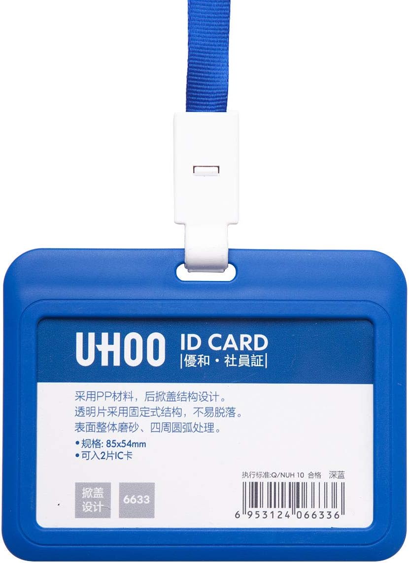 Amazon Co Jp Id Card Holder Business Card Holder Exhibition Employee Id Case Lanyard Included Vertical Type Horizontal Type 3 Pcs Pp Uh 6634 6633 Blue Horizontal 3pcs Office Products