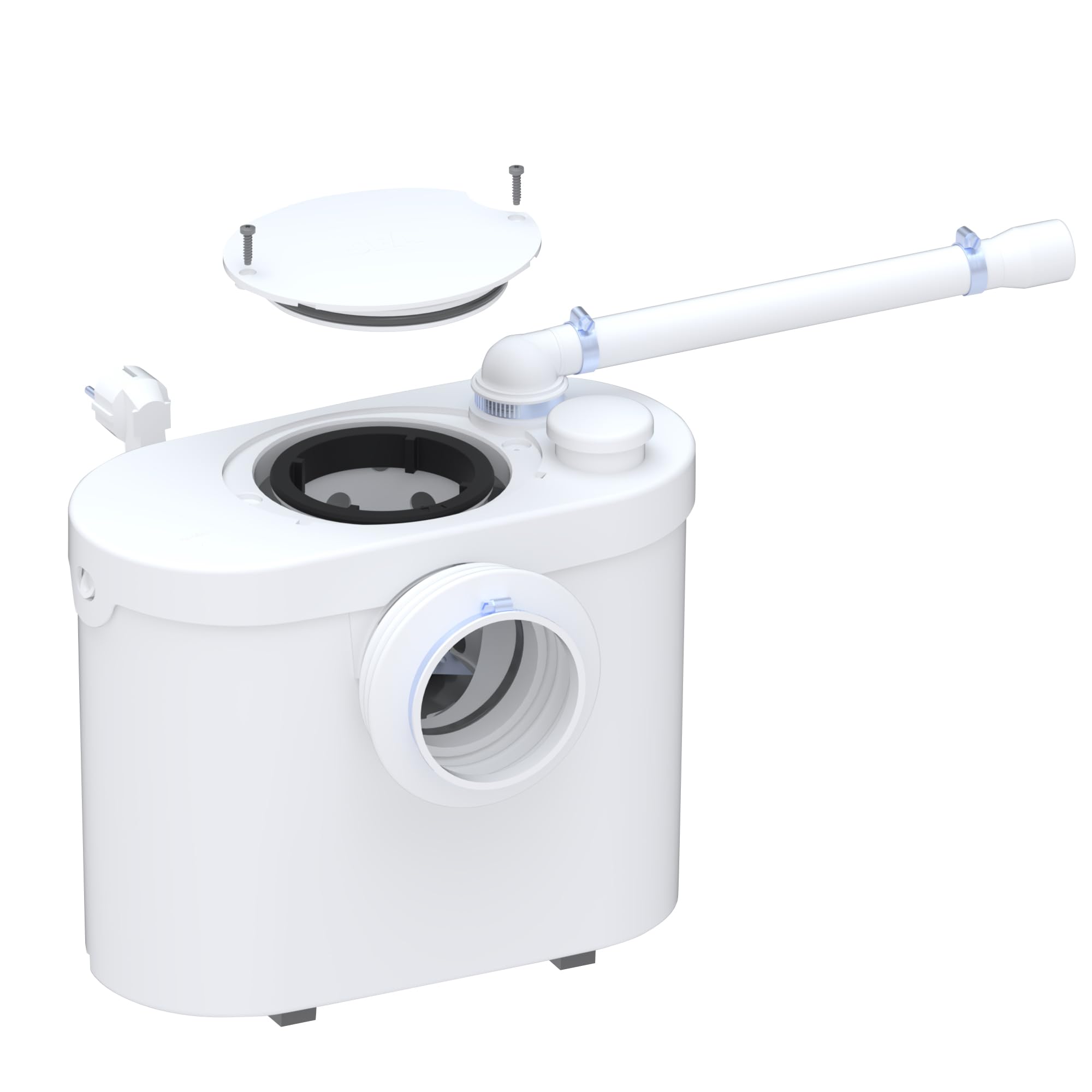 Saniflo 6001 Up Macerator Pump - WC Macerator - 50m Horizontal Discharge - 4m Vertical Discharge