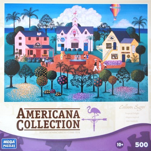 Americana CollectionTropical Delight by Colleen Sgroi 500 Piece Puzzle (19" X 13" Size)