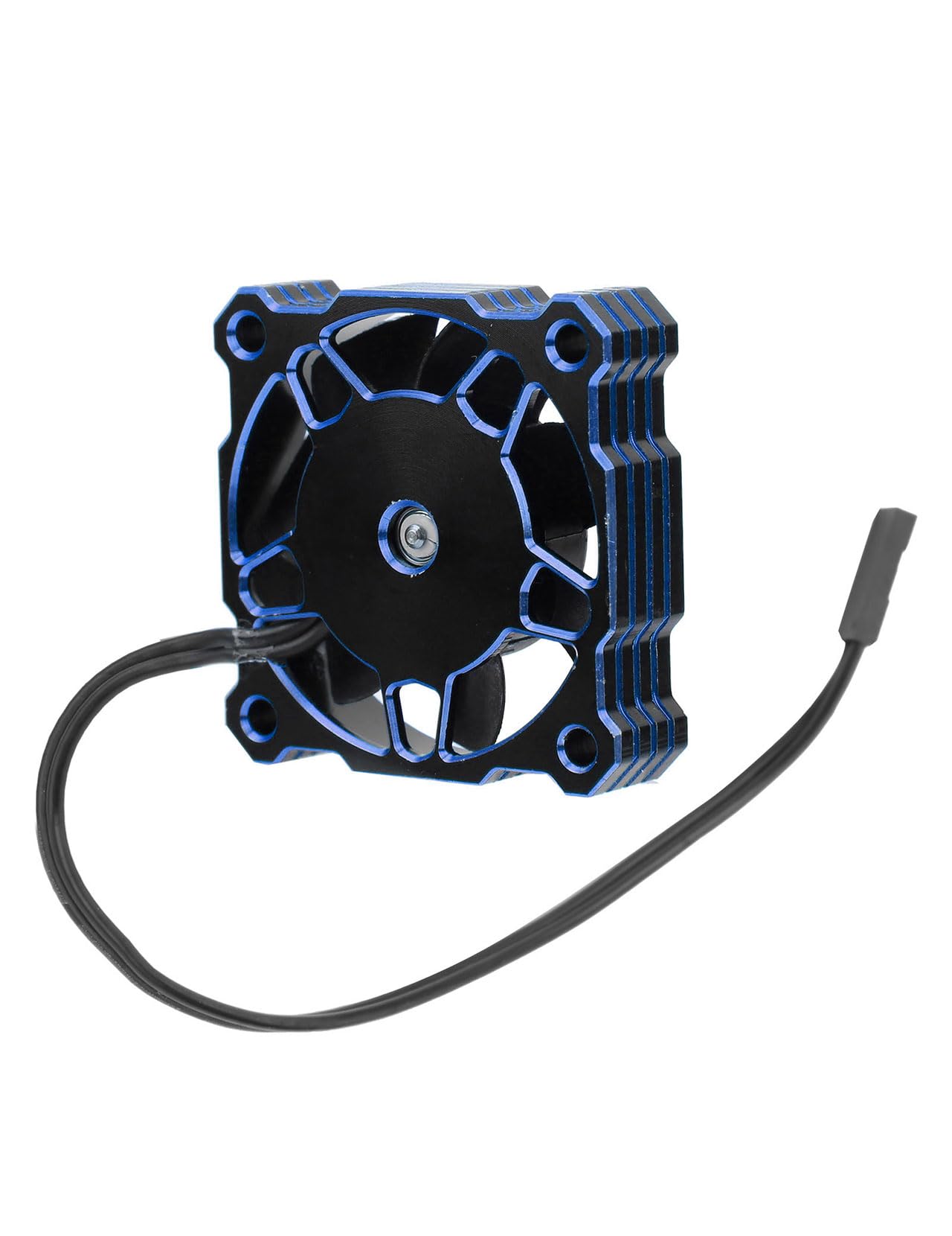 Dissipatore Di Calore Del Motore Raffreddamento Del Motore Elettrico Ad Alta Velocità 40x40mm 16000rpm 5v‑9v Fit For 1/10 1/8 1/12 Rc (Blu) (Blu)