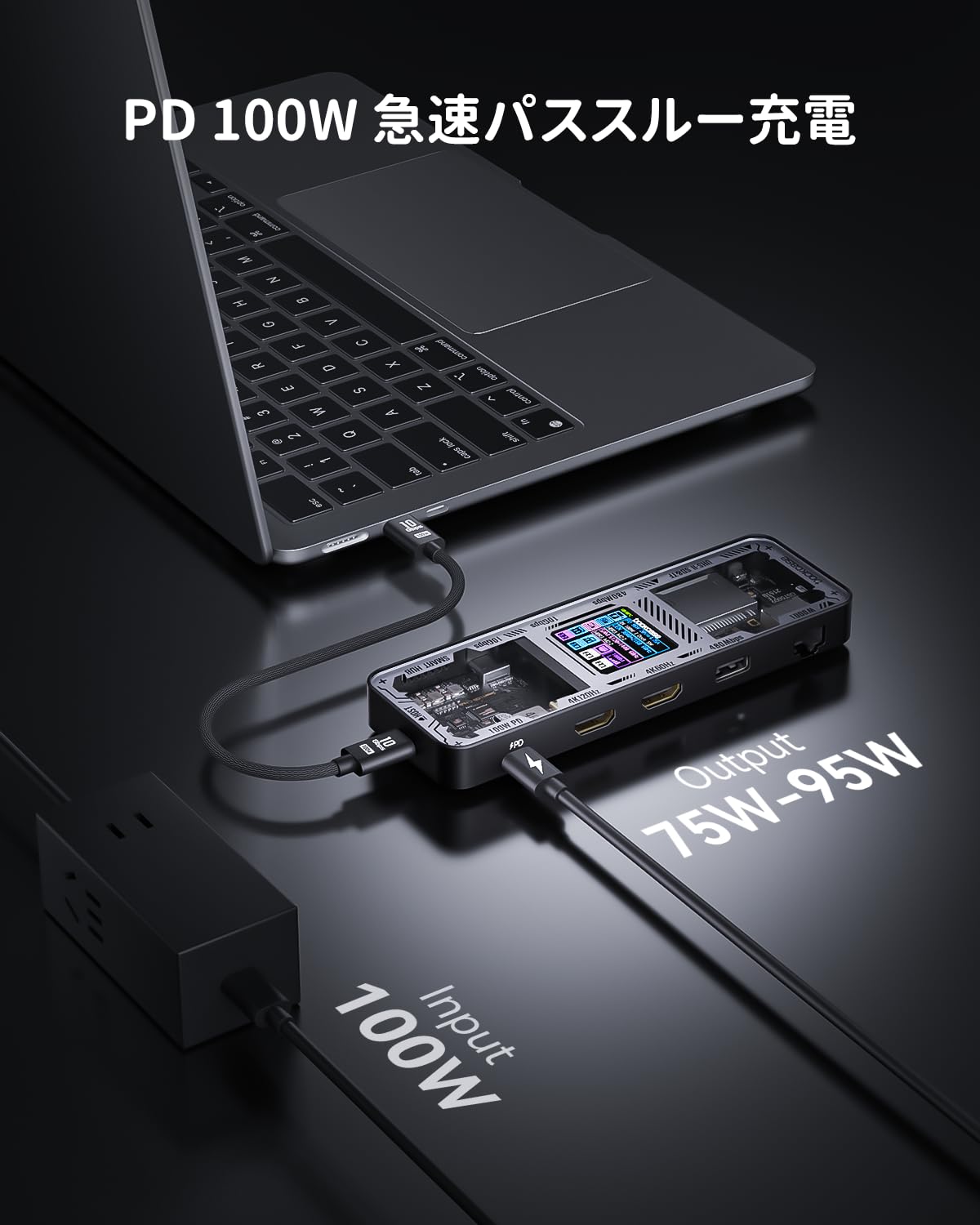 Amazon | USB C ハブ hdmi 2つ Dual Display ドッキングステーション