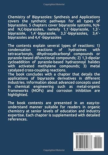 Chemistry of Bipyrazoles: Synthesis and Applications