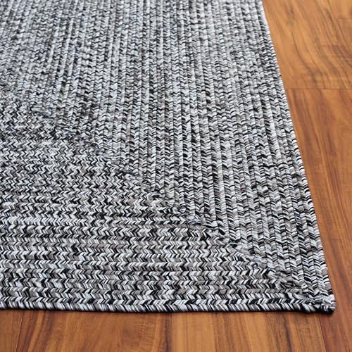 Tapete Ovalado SAFAVIEH 6' x 8' Negro/Marfil miniatura 3