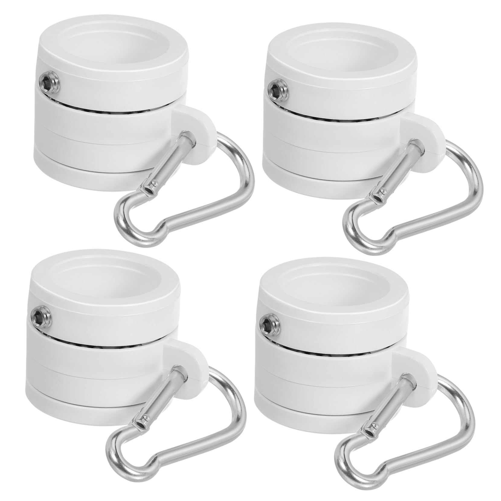 Mousqueton Pour Drapeau 16 Mousquetons En Nylon Pour Mât De Drapeau - Fixation Solide Et Polyvalente Mousqueton Pour Mat De Drapeau