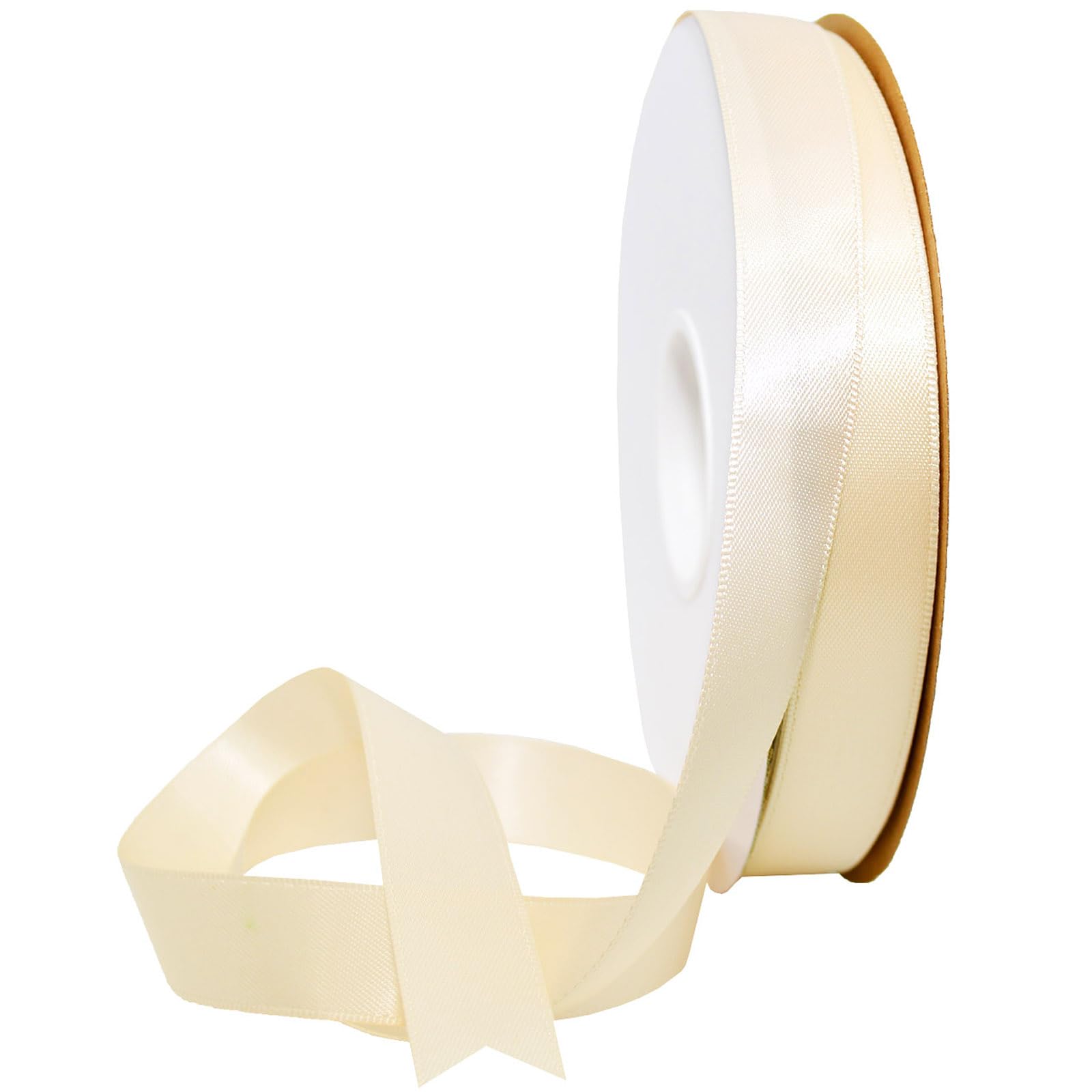 Ruban de satin ivoire Morex Ribbon pour décoration de mariage chic