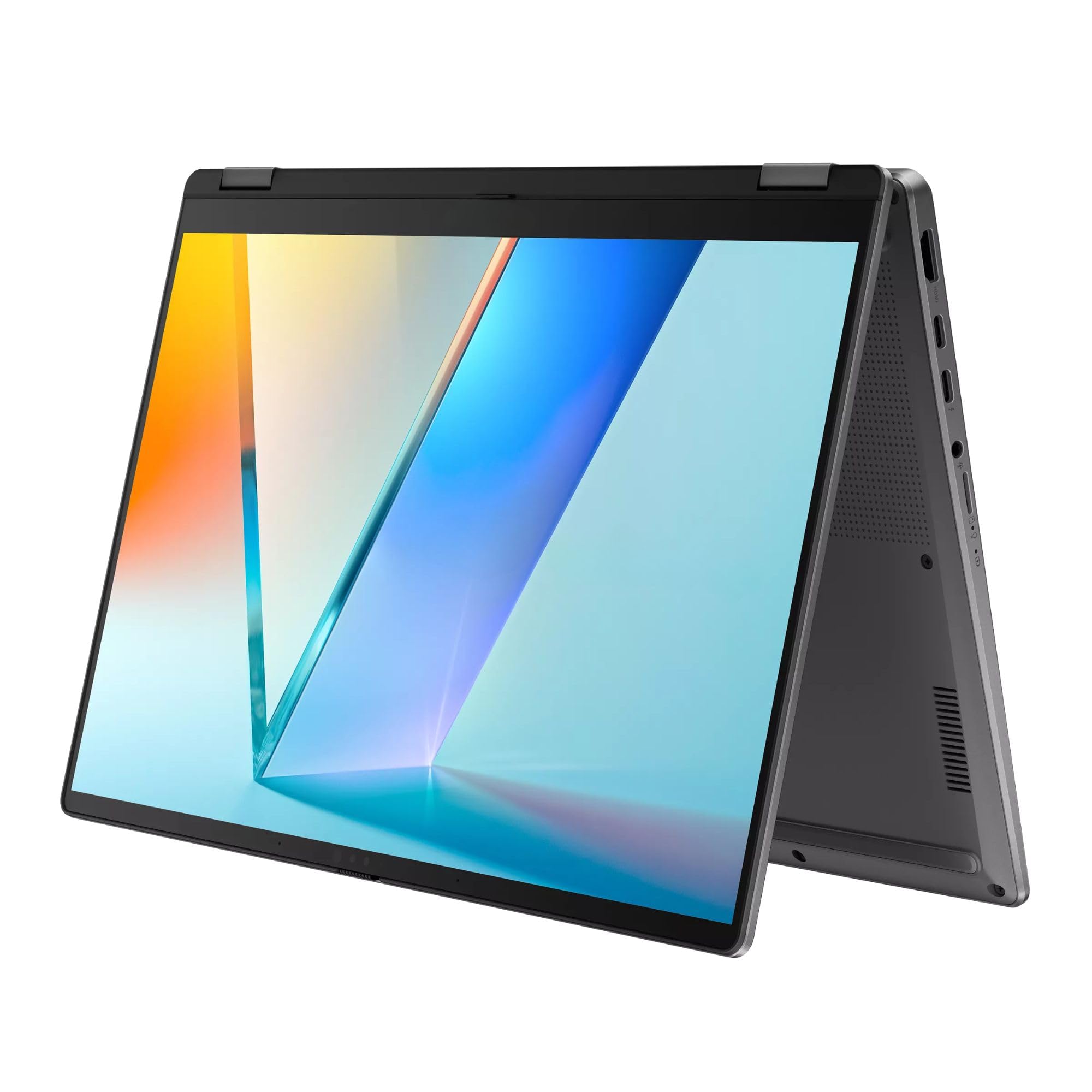 SIMPLETEK - PC Convertibile 14" Touch 16GB 480GB W11 (Ricondizionato) | PC convertibile 2-in-1, touchscreen OLED, LPDDR5X, SSD PCIe 4.0, Wi-Fi 7, tastiera retroilluminata italiana, Thunderbolt 4