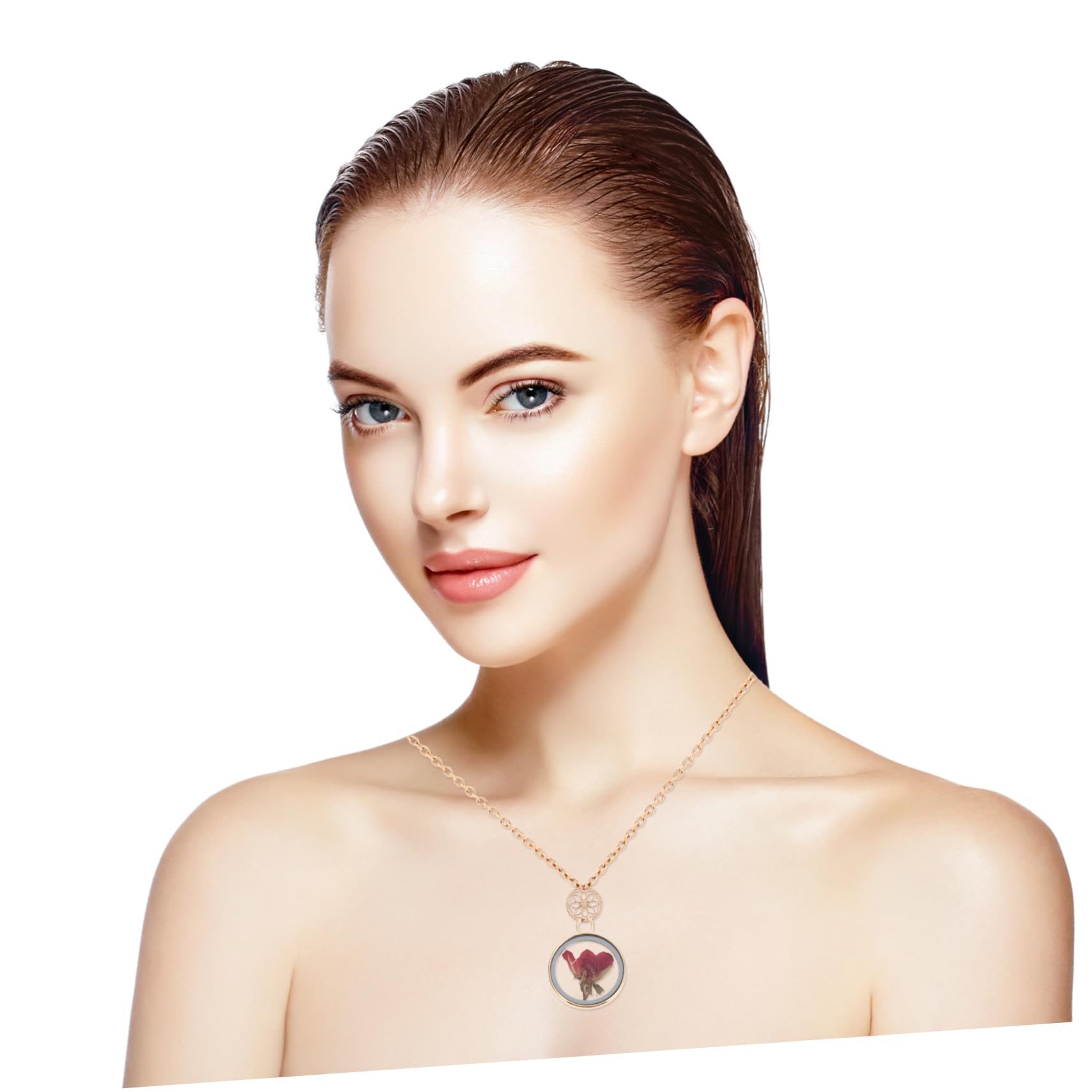 SHINEOFI 400 Pz pendente hair charms hair jewelry parti di creazione di gioielli ciondoli firmati collane collana ciondolo fatto a mano decorazioni di gioielli loto Accessori fiori tallone