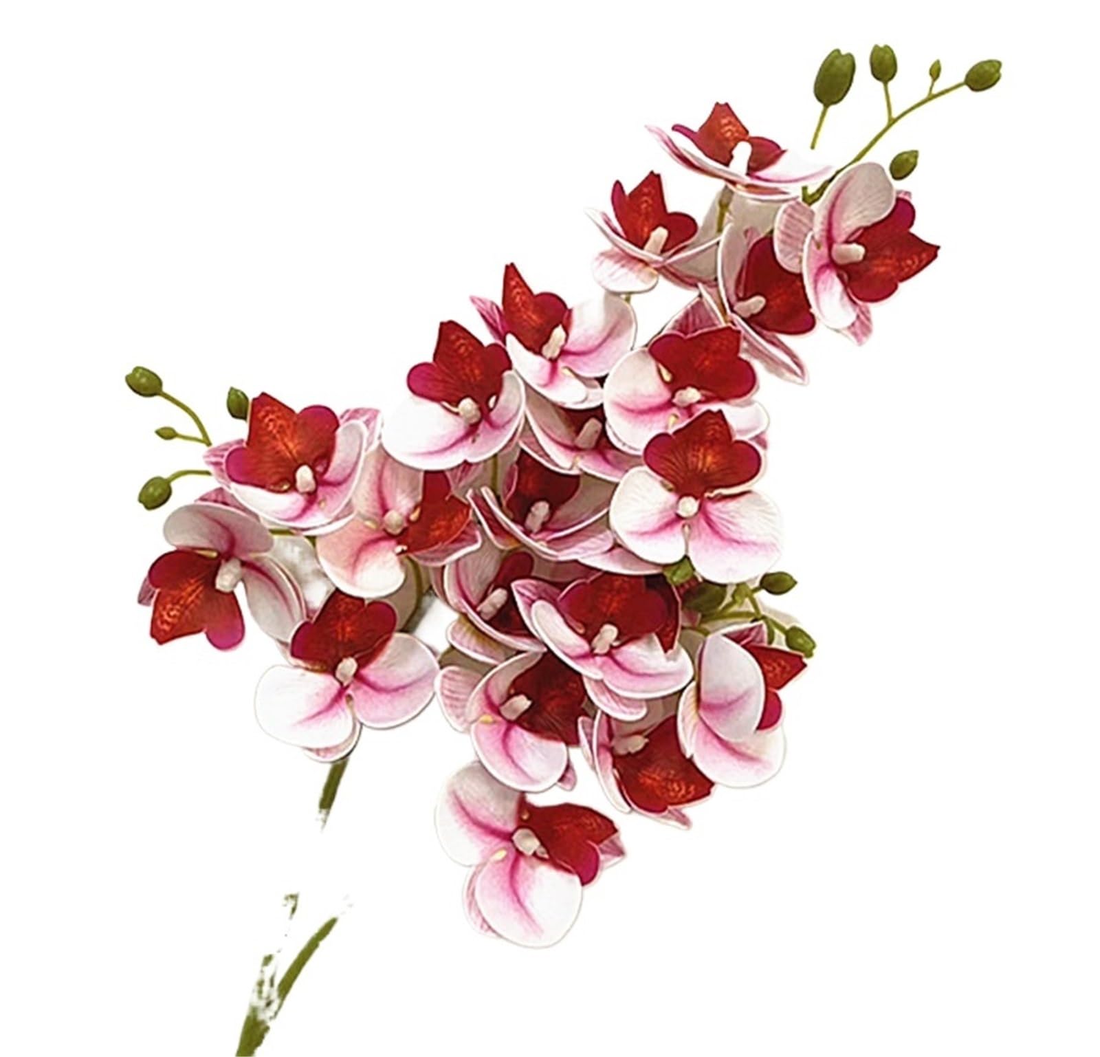 GMGQJST Artificial Orchid One Latex Butterfly Orchid Flowers