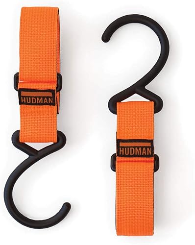 Correa y gancho, naranja brillante, 10"