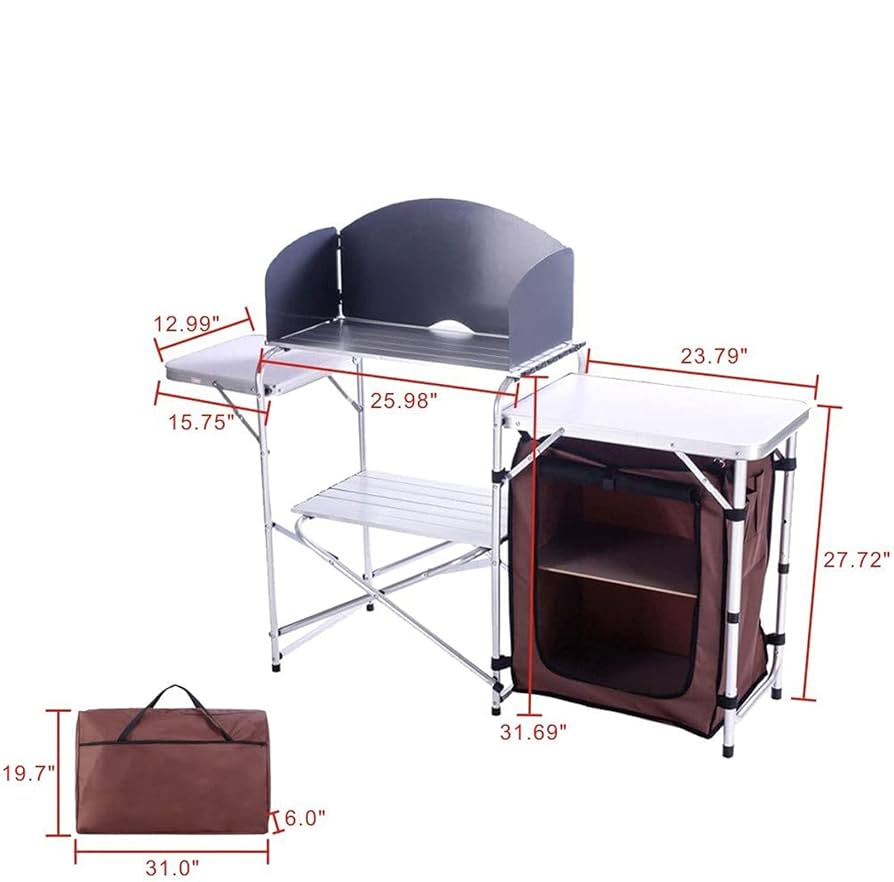 Amazon.co.jp: 折りたたみ式クッキングテーブル、アウトドア