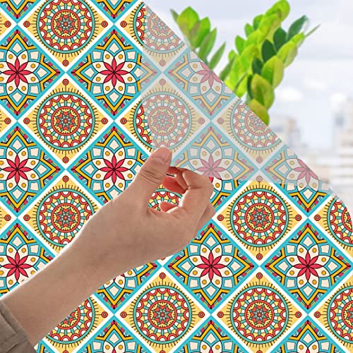 Image of CVANU Window Film Privacy Heat-UV Protection Self-Adhesive Window Glass Film Viny Sheet Multicolor Size(23inch X 36inch) C163