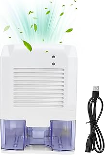 Dehumidifier,800ml Dehumidifier for Home Damp,Ultra Quiet Dehumidifiers for Remover Moisture Absorber,Auto Shut Off& LED Light,Portable Air Dehumidifier for Bedroom Bathroom Basement Wardrobe