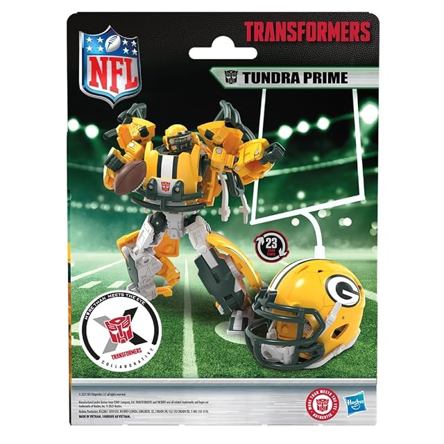 Foto 4 de 8 de Transformers NFL Green Bay Packers Tundra Prime, Figura de acción