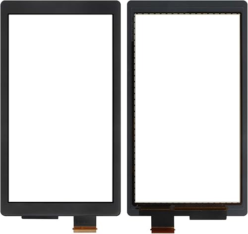 Vista 3 de A-MIND Touch Screen for Nintendo Switch Lite OnlyFront Touch Panel Replacement Parts Repair SetWith Tool Repair Kit + Screen Protector (Gray)