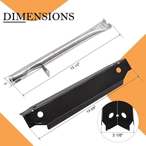 Miniatura 3 de Adviace Piezas de repuesto para parrilla Dyna Glo DGC310CNP-D, DGC310BNP-D, DGC310RNP-D, rejillas de cocción para parrillas, placas de calor para