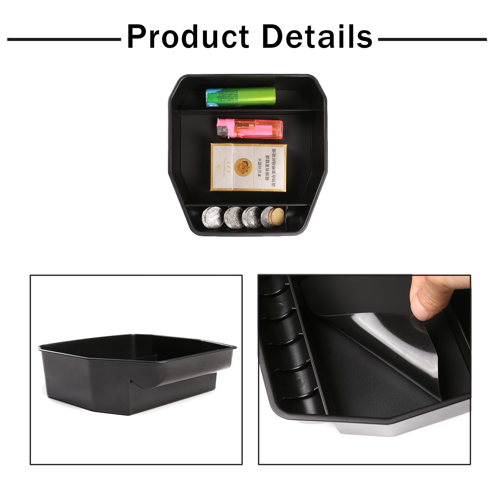 Amazon | HIRUFAIT センターコンソールオーガナイザートレイ