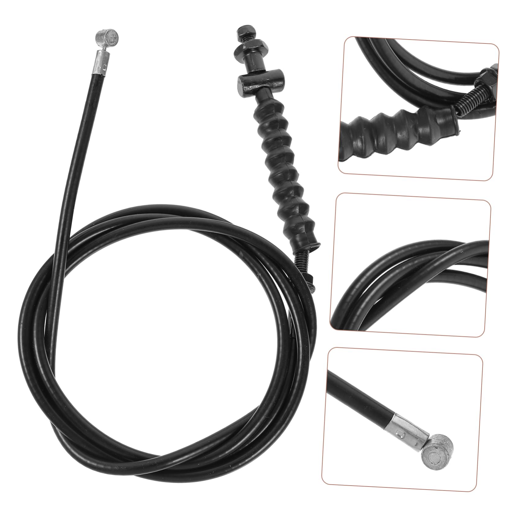 YARNOW Linea del Freno Linea del Freno fanale Posteriore per Scooter Elettrico Macchina Monopattino Elettrico monoppatino eletrico Freno Scooter Forniture per Scooter plastica Black