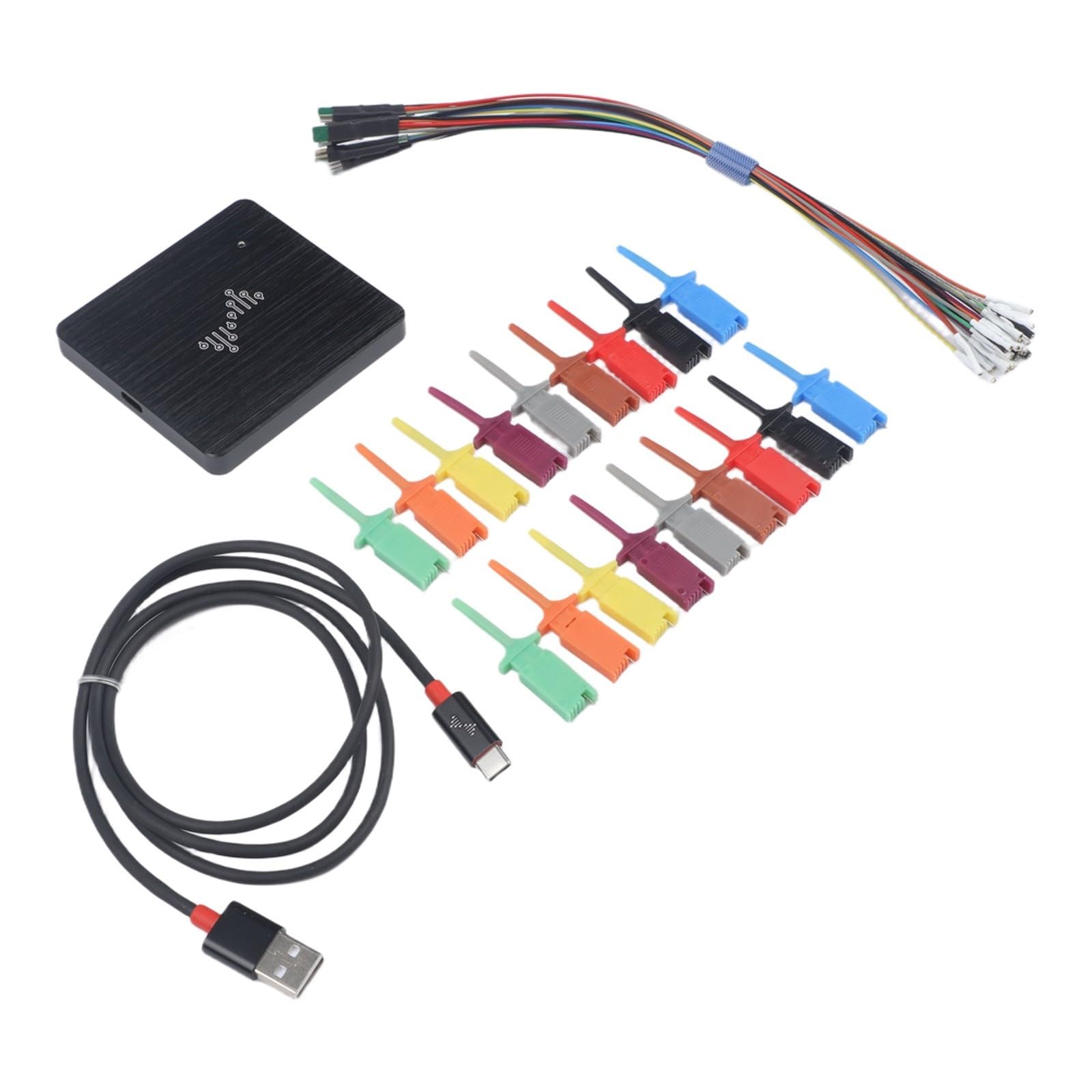 DSLogic Logic Analyzer 100MHz Abtastrate 16 Kanäle 16GB Speichertiefe für Windows I2C UART für SPI CAN für jtag für SWD Debugging