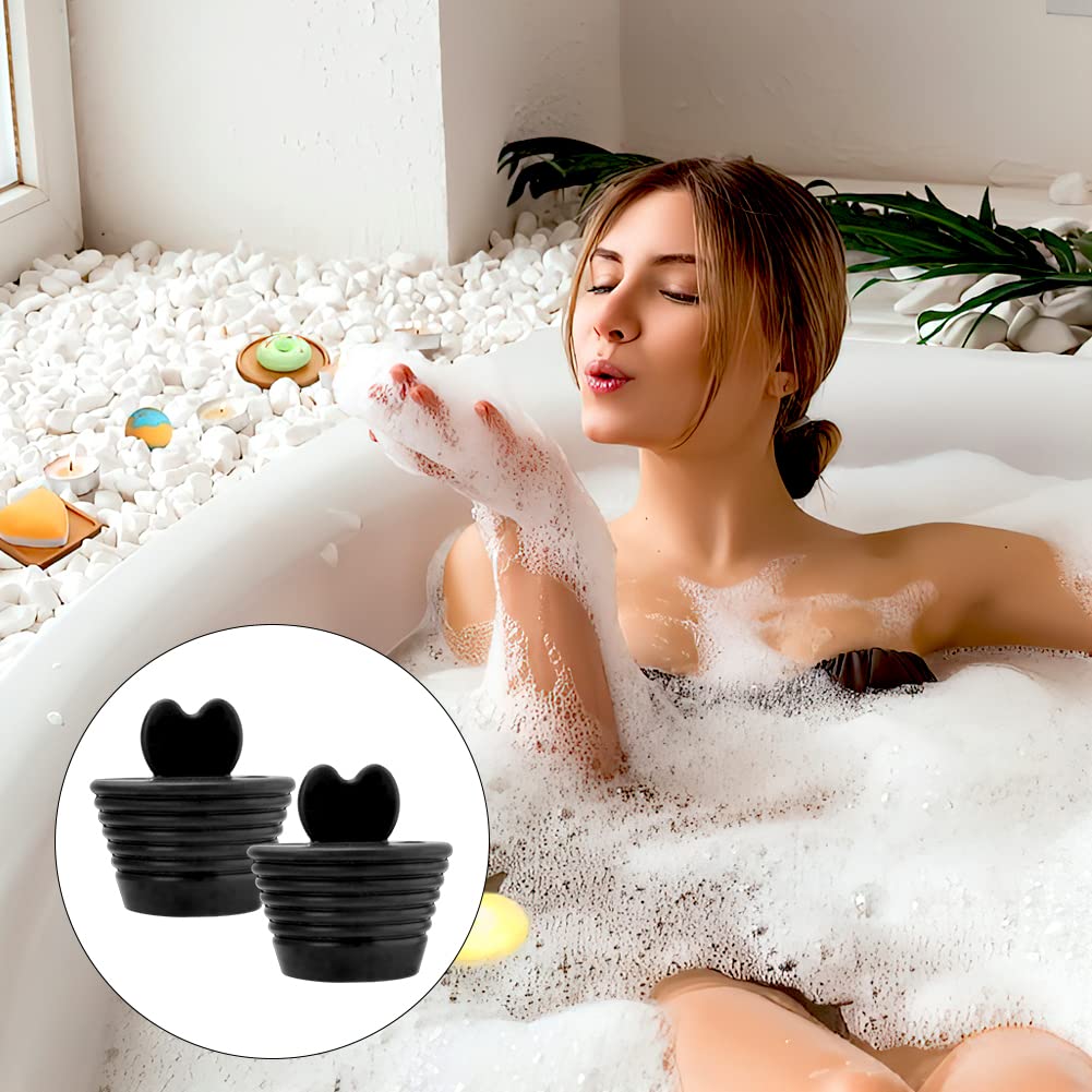 5 pezzi Tappo di scarico in silicone per lavandino da cucina e bagno, tappo per lavandino per casa e bagno, decorazione autunnale, rorno a scuola - Product Video