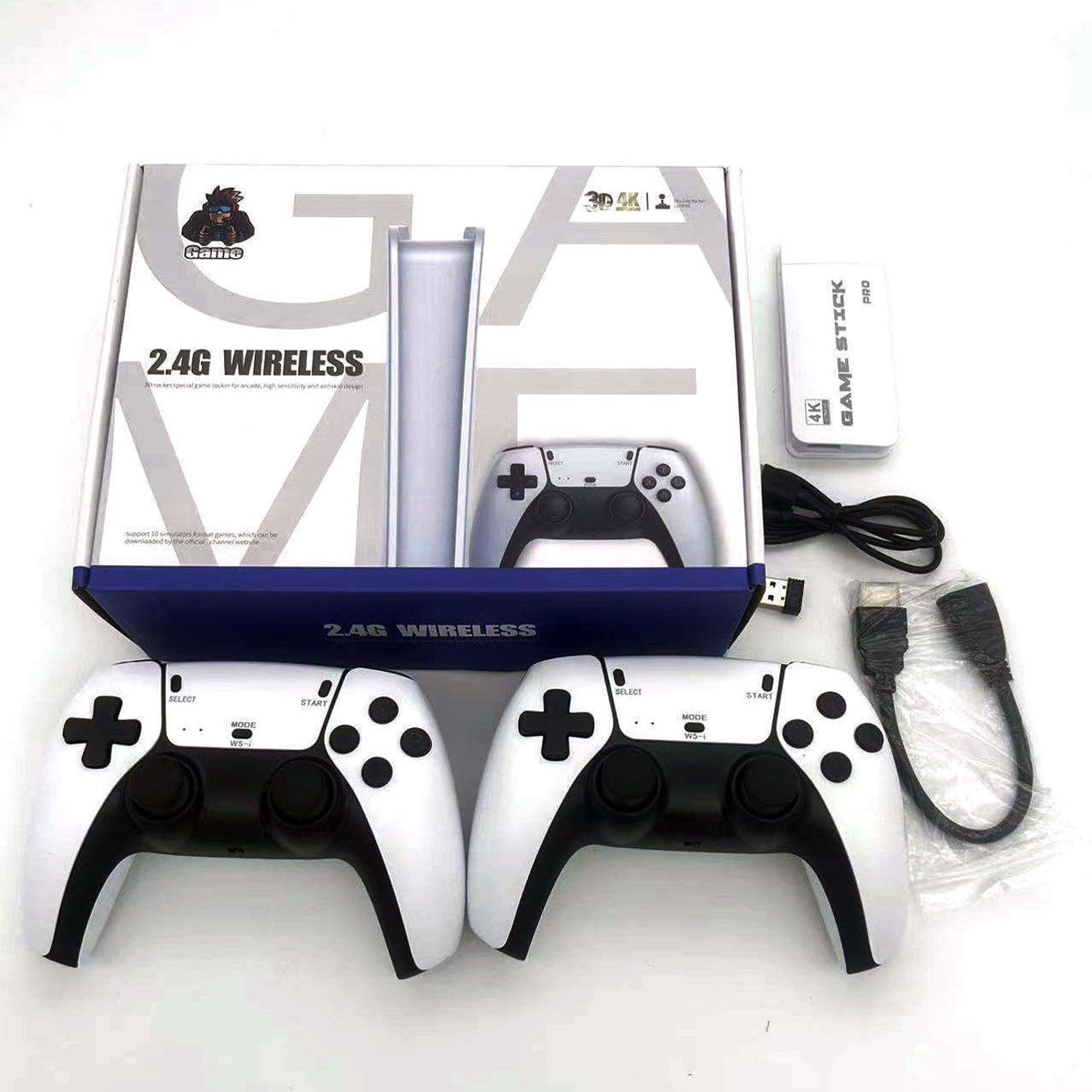 Tv Game 2026 Upgraded 4k TV Plug & Play Video Game with 2 Wireless Controllers - 21000+ Retro TV Gaming Stick Console for Kids & Adults Ages 14+-image-25