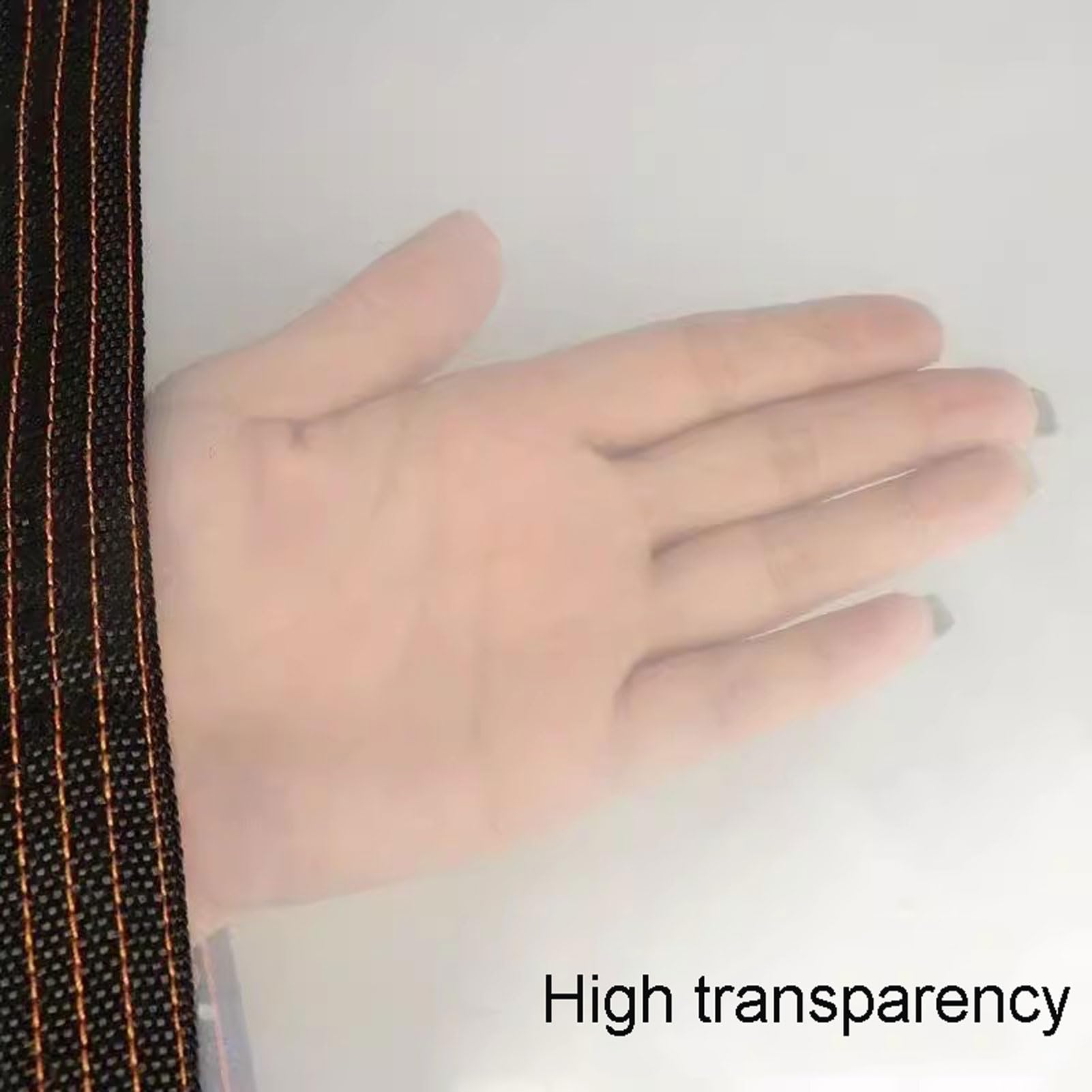 Bâche transparente imperméable, robuste, 9 x 11 m, pliable avec œillets, bâche polyvalente en plastique pour serre, jardin, terrasse, protection extérieure