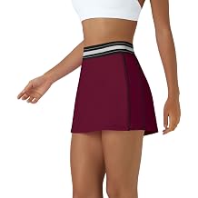 PORRCEY Women Sexy Cute Skort for Tennis Golf Running Outdoor Mini Skirt Casual Activewear