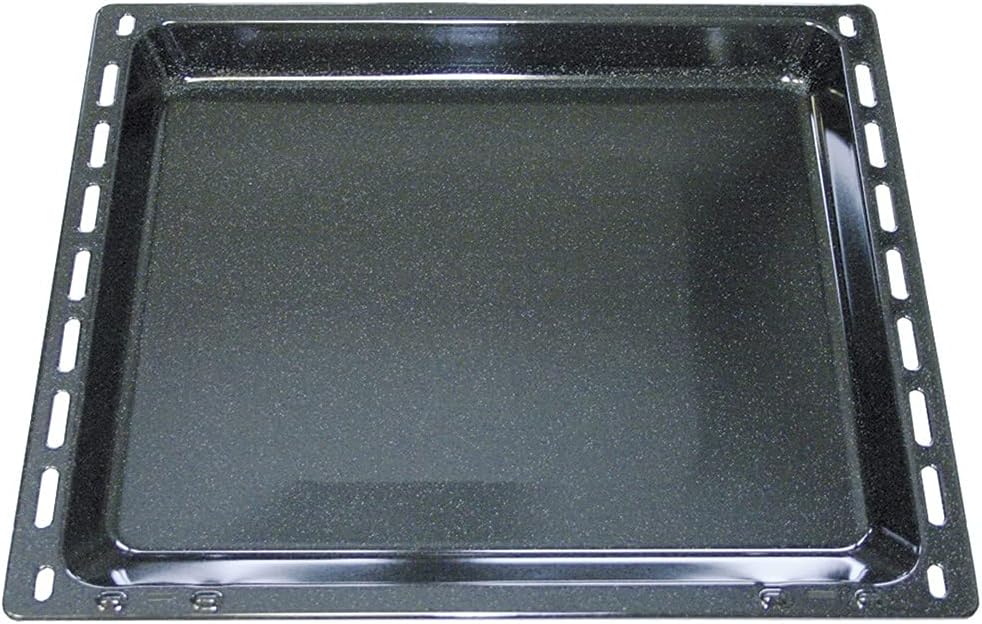 Electrolux AEG 353193922, 3531939225, baking tray, sheet metal, baking tray, drip pan, 33 x 420 x 370 mm, enamelled oven cooker, also for Faure, Rex, Zanussi, Privilege, Quelle, 03213733