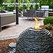 Aquascape Stacked Slate Sphere Water Fountain for Yard, Landscape, and Garden, Small | 78287