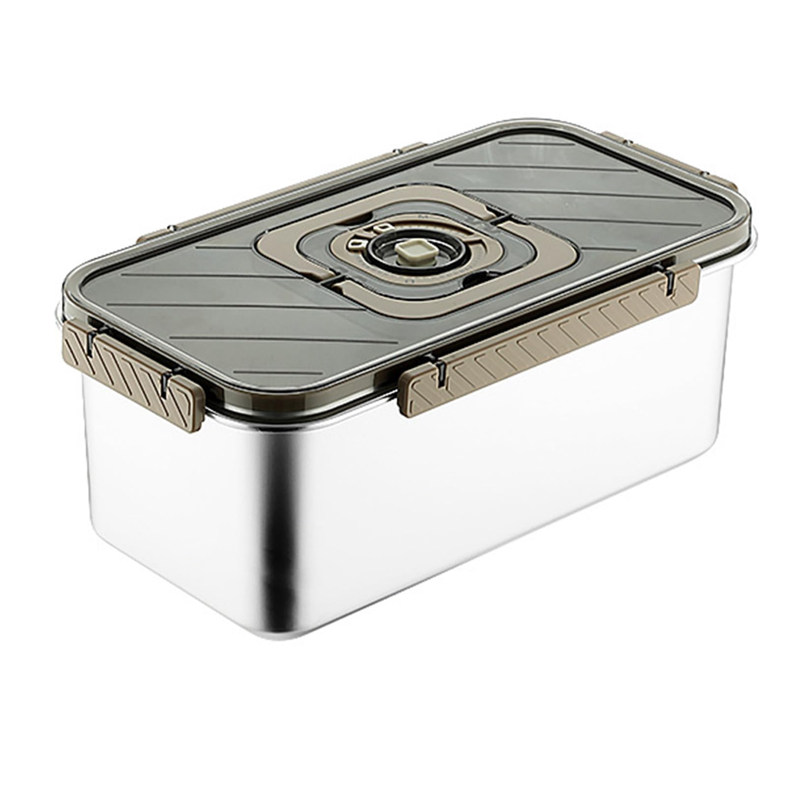 Woedpez Secure Bread Storage with Date Function and Stackable Design Constructed From Stainless Steel Kitchen Bread Planner