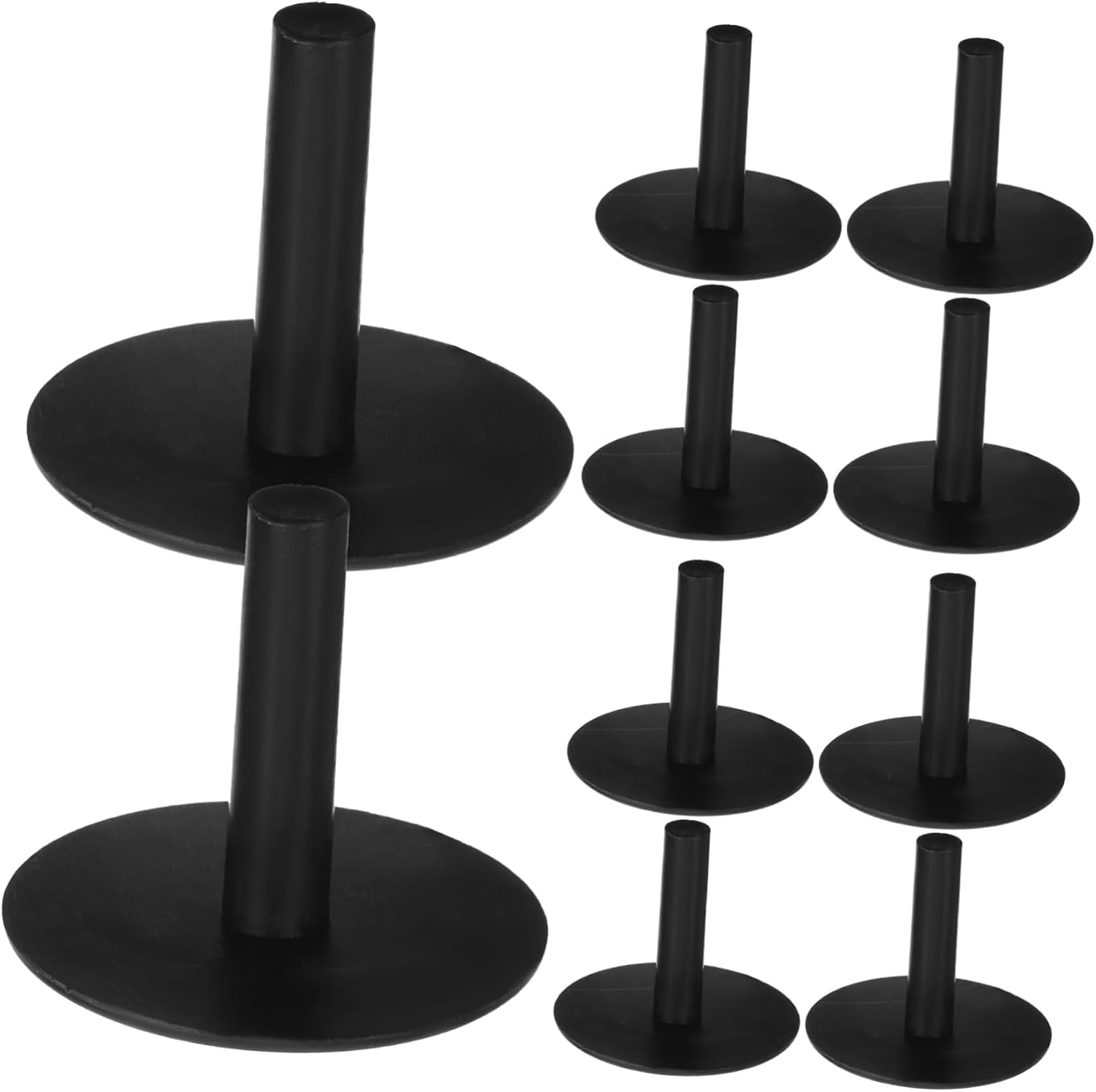 Toddmomy 20pcs Self-Adhesive Duck Holder Display Stand for Car Dashboard Sturdy Plastic Duck Support Rack Cute Car Decor for Toy Display and Organization