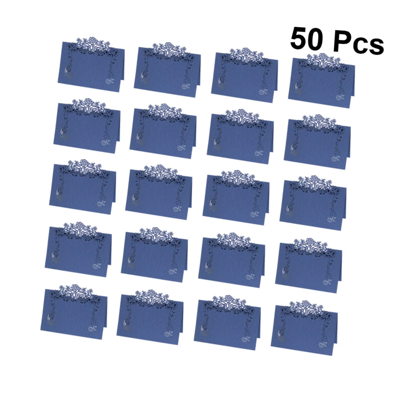 150stücke Elegante Platzkarten Für Hochzeiten Stilvolle Europäische Tischkarten Aus Papier Blau Für Festliche Anlässe Für Hochzeiten Geburtstagsfeiern Bankette Und Mehr