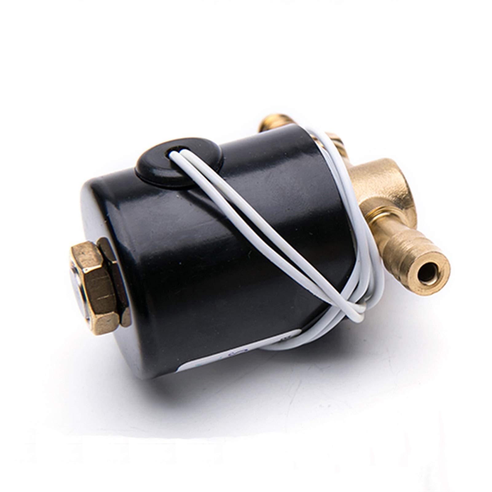 Magnetventile SVZ-3.5S Messing 6 mm 8 mm Anschluss 2-Wege-Schweißmaschinen Magnetventil DC24 V AC36 V AC220 V 0-0,8 MPa Schnalle SVZ-3,5 (Größe: AC 36 V)