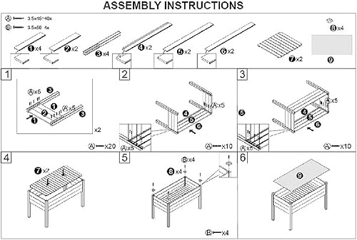 Miniatura 5 de Cama de jardín elevada de madera con forro, resistente y sostenible, jardineras elevadas para exteriores con patas, camas de jardín al aire libre,