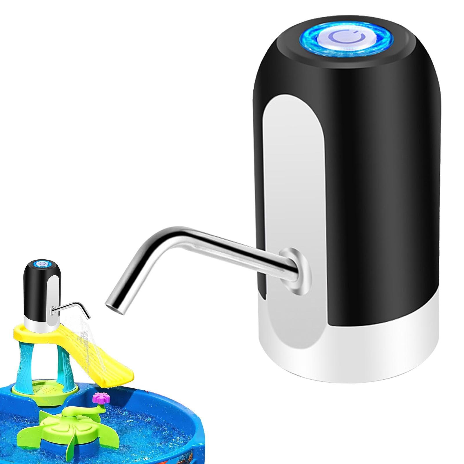Bomba de mesa freática para niños,Bomba de agua automática para mesa freática, Bomba de agua compacta con batería Bomba de agua inalámbrica, Creative