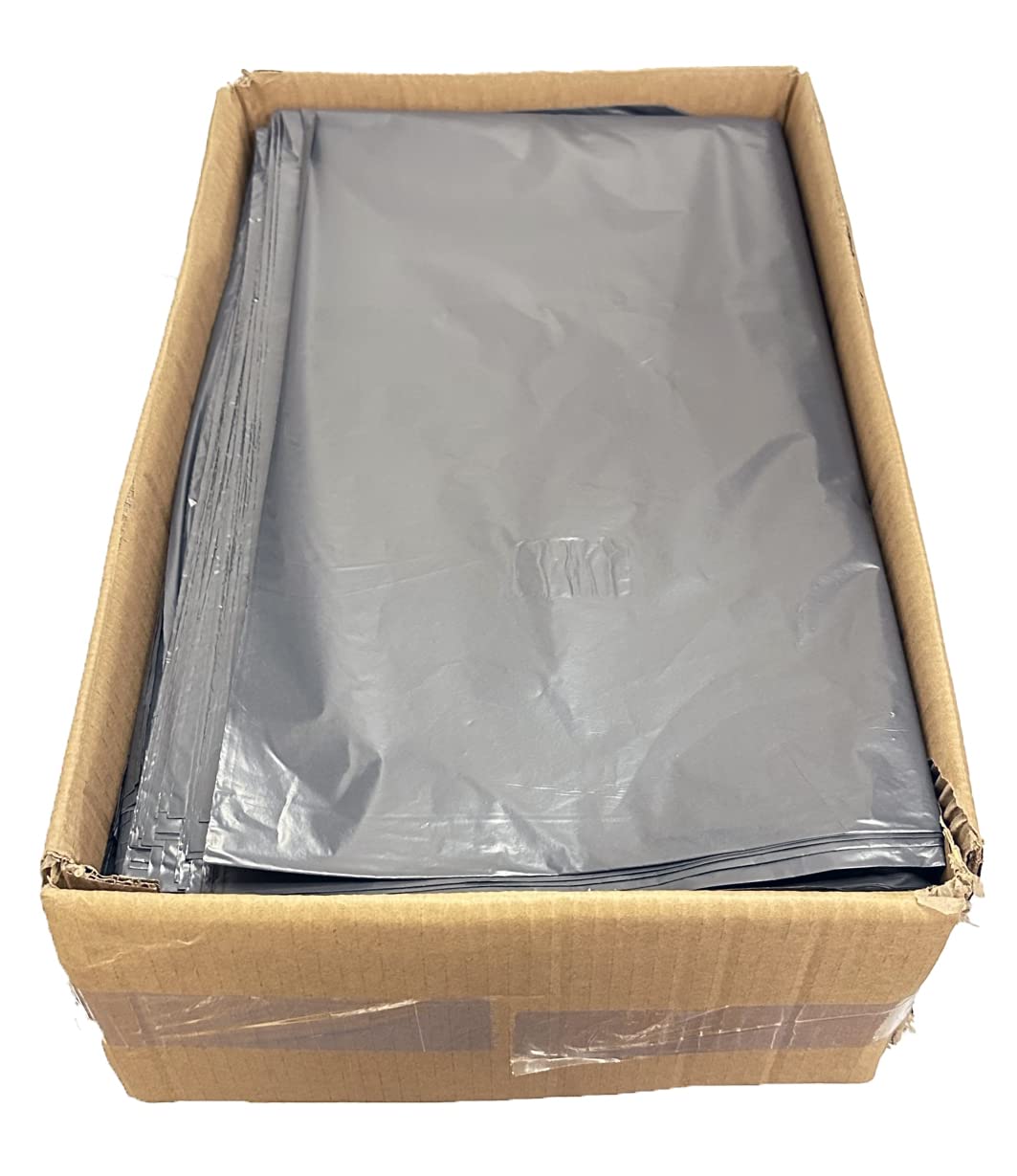 On1shelf Buste postali grigie – 60 (mu) spessore – durevoli e impermeabili, Grigio, 61x91 CM, Borse di spedizione