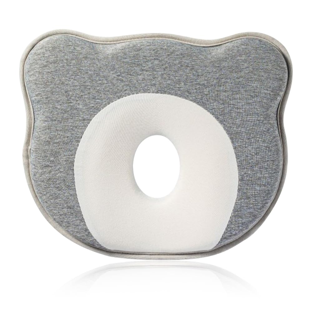 KBIBCK Babykissen Kopfkissen, Neugeborene Memory Foam Reisekissen, 0-12 Monate