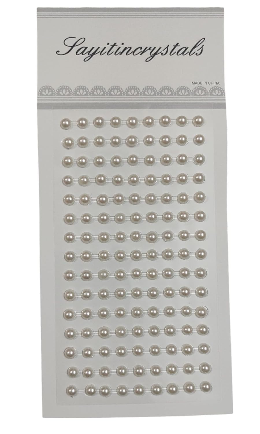 Rhinestone White Pearl for Wedding Hairstyle Design Tools Hair Accessories for Girls and Women Pearl (Pack of 270) White Pearl Stones