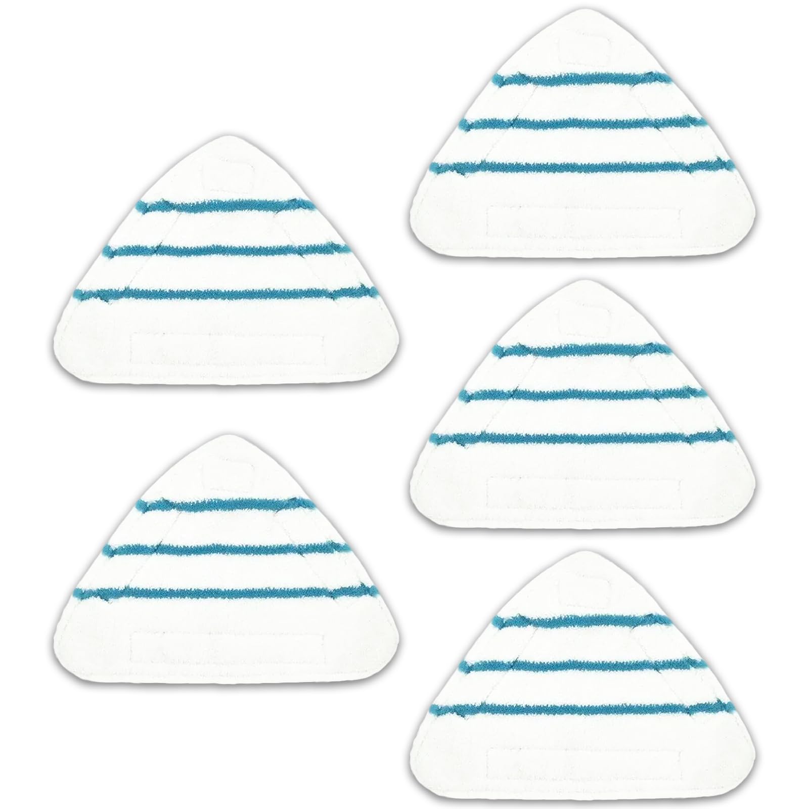 Pack of 5 Replacement Pads for Steam Cleaners, Microfibre Floor Cloths, Steam Mop Pad, Replacement Cloths, General Accessories for Triangular