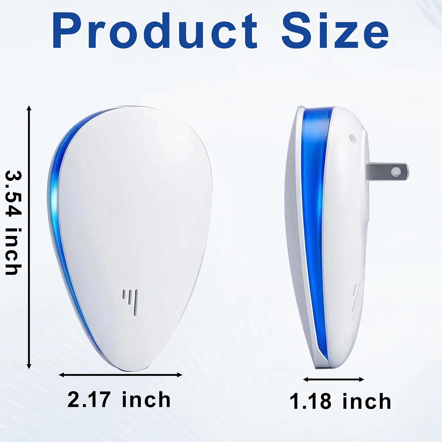 Ultrasonic Pest Control Repeller, Indoor Plug in Bug Repellent for Roach, Mouse, Bugs, Mosquito, Mice, Spider, Ant, Mice,Electronic Pest Control Device,6 Pack