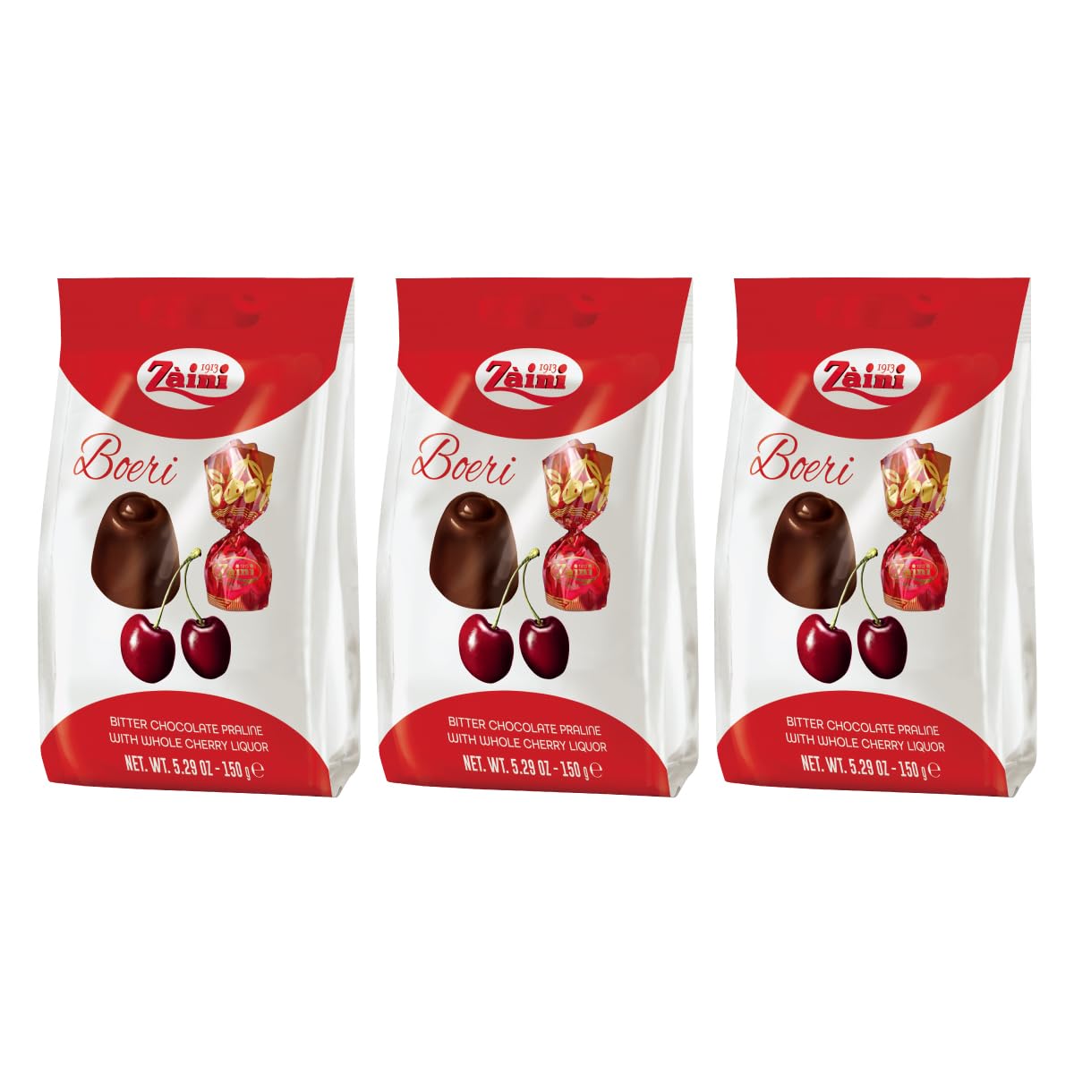 Amazon | ザイニ ボエリ チェリーチョコレート 150g×3袋 イタリア産