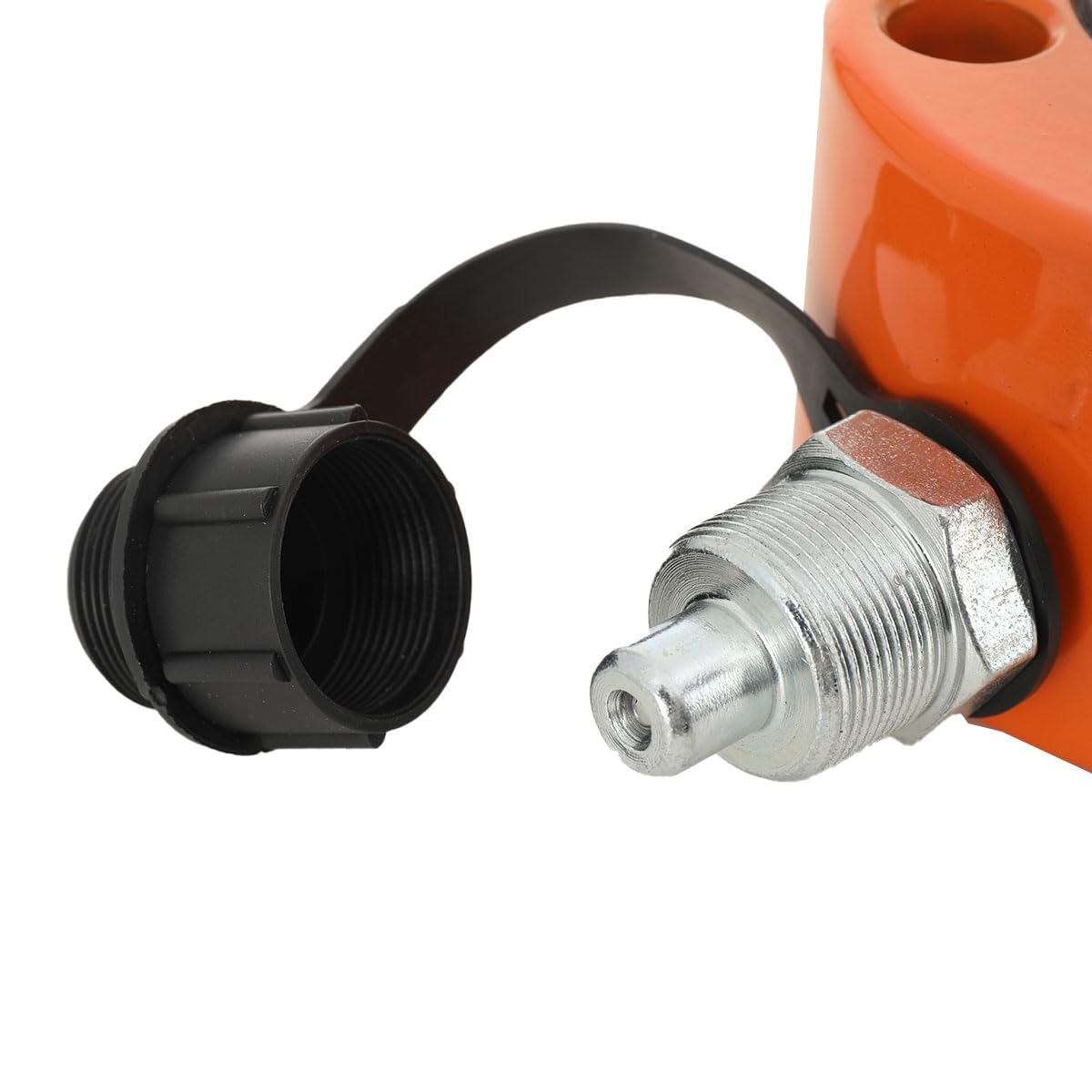 Hydraulikzylinder 20T Hebelzylinder Hydraulischer Zylinderheber Wagenheber Hubzylinder Industrieheber für den Maschinenbau, 26mm Gesamt Hub, 360 Grad, FRY-20