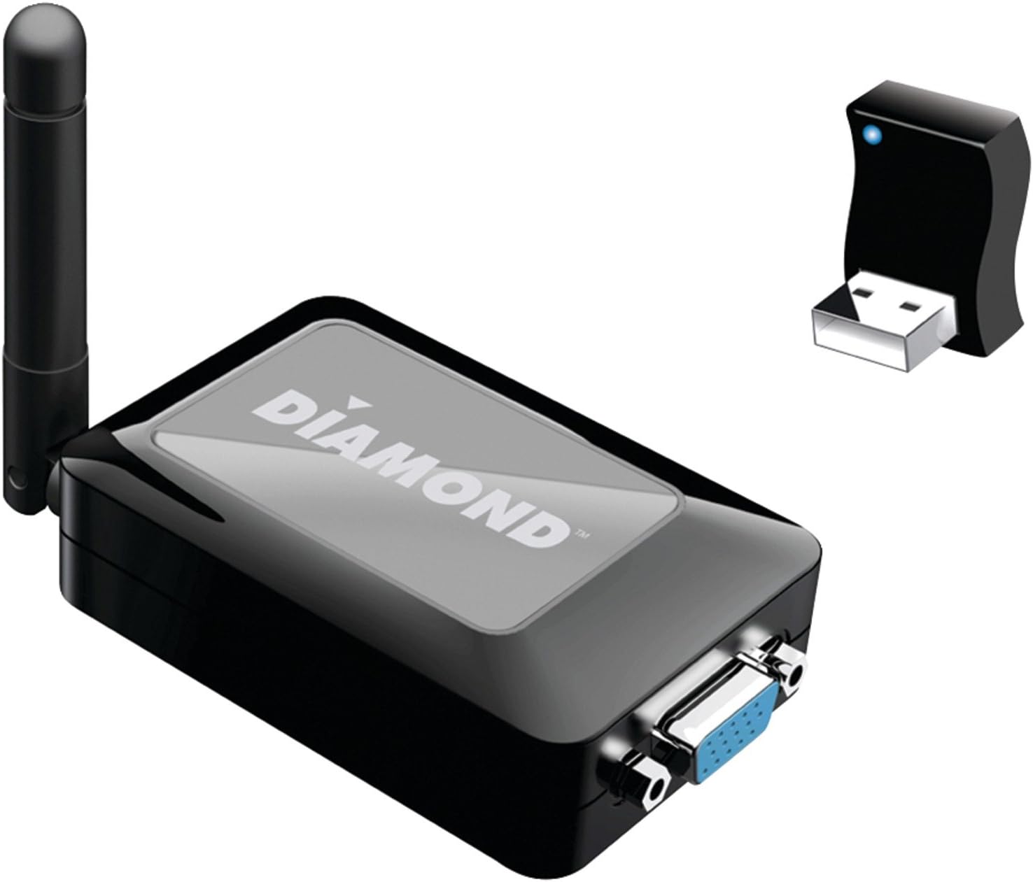 Diamond Multimedia WPCTVPRO 1080p VStream Wireless USB PC to TV Adapter for Win8.1, Win8, Win7, Win Vista, WinXP, MAC OS and Android 5.0 and Higher