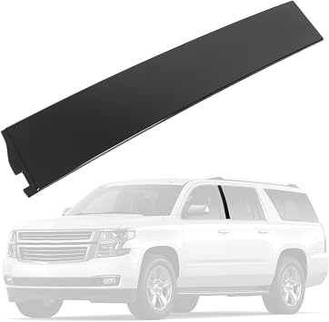 B Pillar Window Trim Rear Left Forward 926243 Replacement for Chevy Tahoe | GMC Yukon, Yukon XL | Cadillac Escalade, Escalade ESV | Suburban 3500 HD 2015-2018 Door molding Driver Side1Pack 84263146